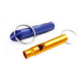 Survival Aluminum Whistle W/ Keyring